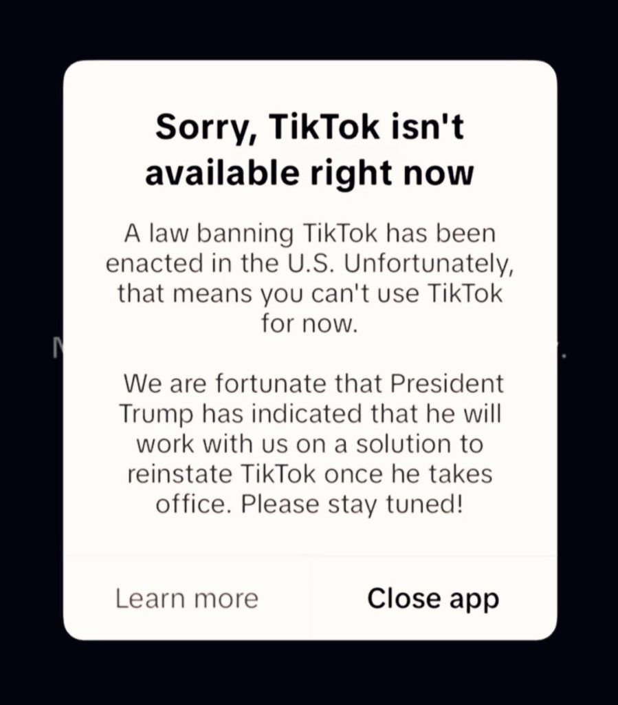 TikTok dibanned
