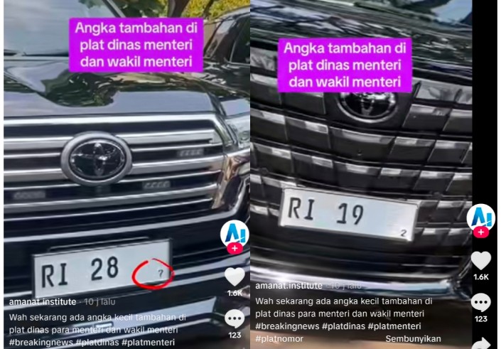 Plat nomor pejabat