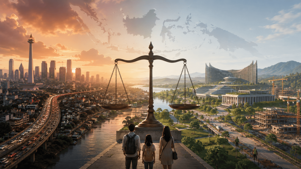 Ilustrasi IKN Nusantara Jakarta